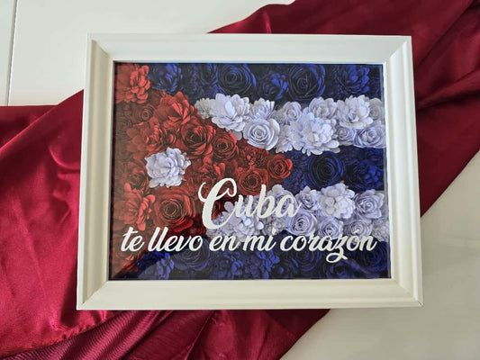 Lateinamerikanische Flaggen aus Papierblumen – handgefertigte Dekoration