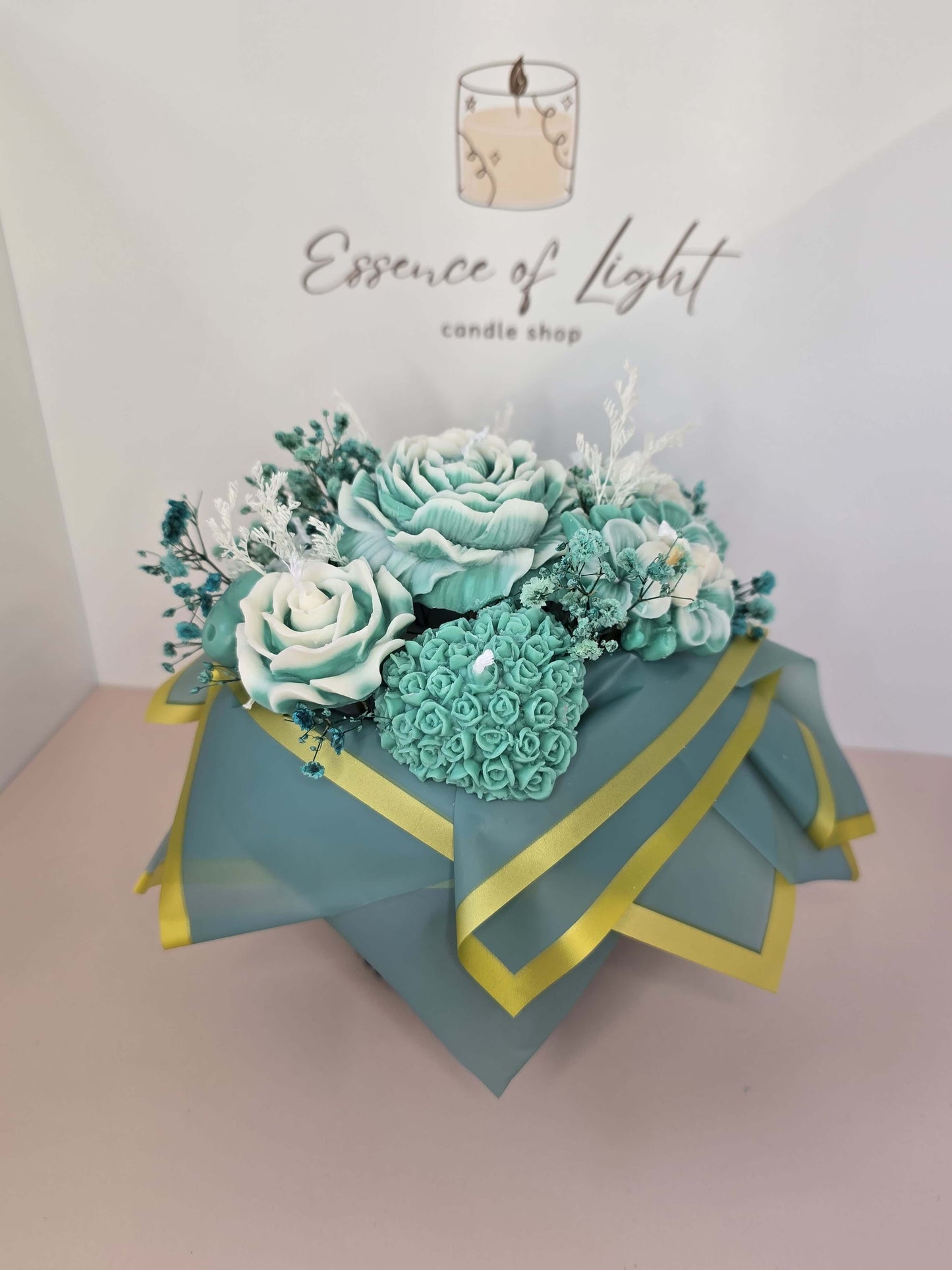 Kerzenstrauß aus Sojawachs – Elegante Geschenkidee