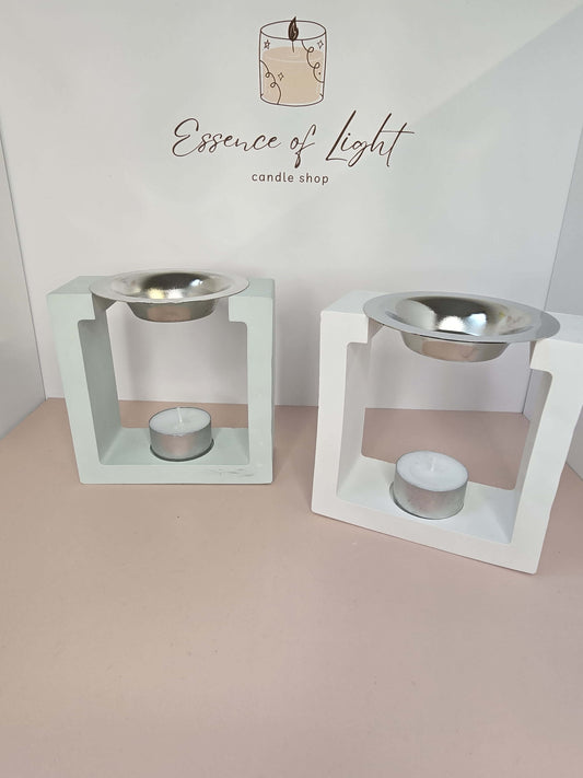 Wachswärmer handgefertigt – Detailaufnahme der Metallplatte